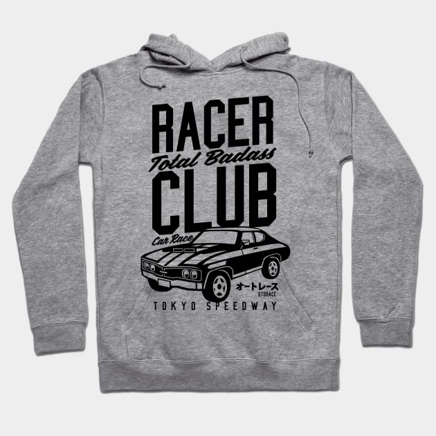 Vintage race club Hoodie by Superfunky